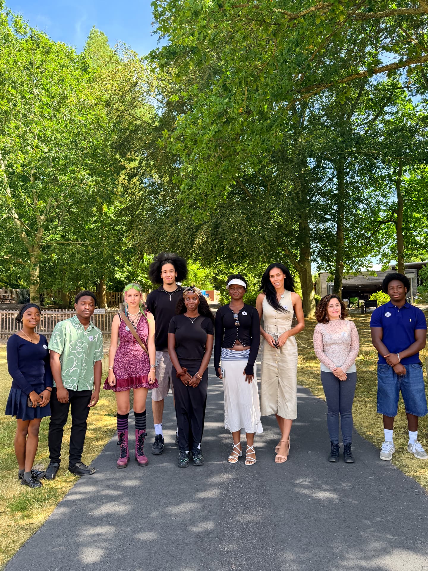 Beyond Sixth Form pilot students and mentors together outdoors